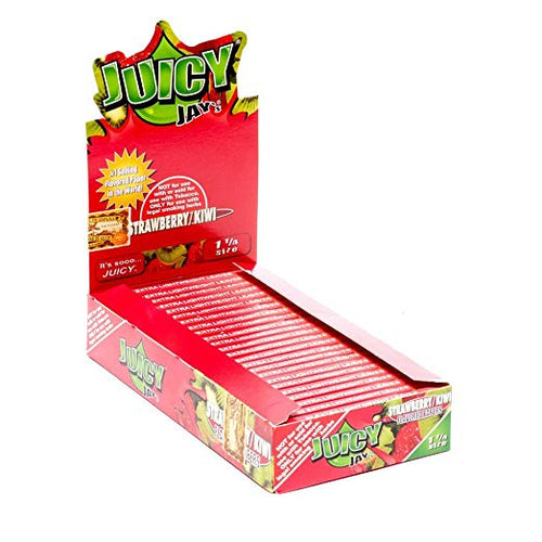 Juicy Jay Strawberry Kiwi 1 1/4 Rolling Paper